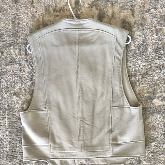 Grey/beige helmet lang vest - Picture 3 of 3